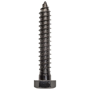 National Hardware® N179-155 Hex-Head Lag Bolt, Black, 1/2" x 3"