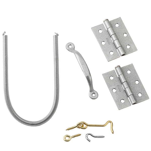 National Hardware® N107-490 Screen & Storm Door Set, Galvanized