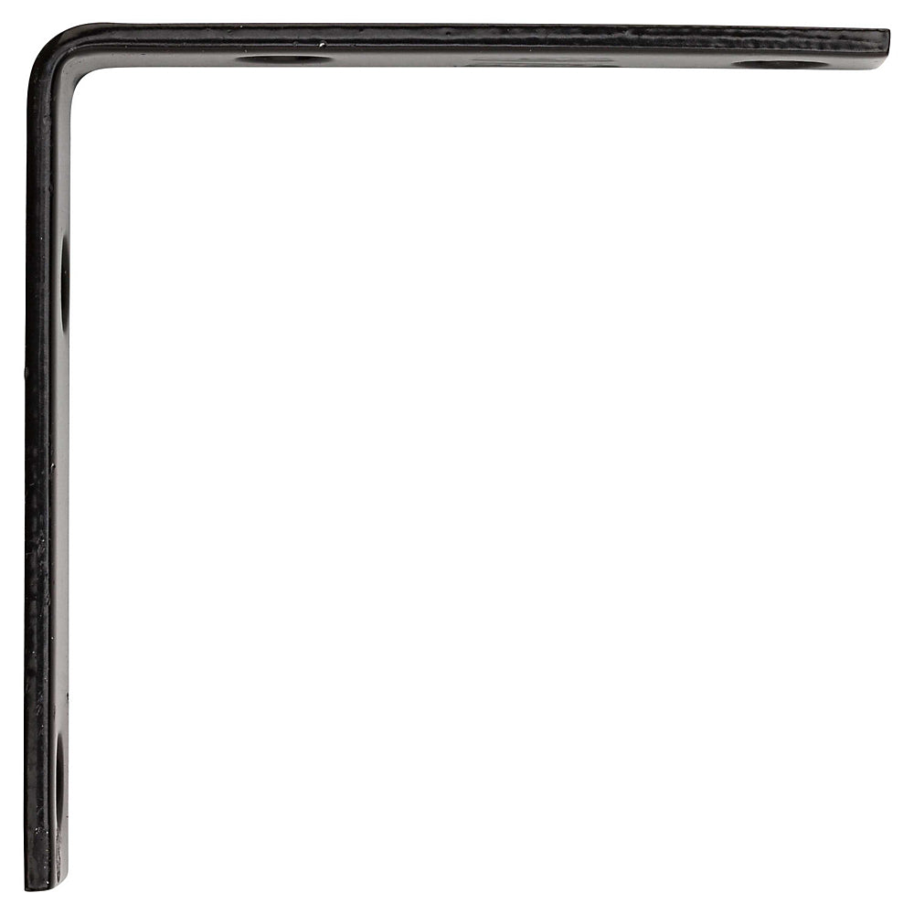 National Hardware® N266-483 Steel Corner Brace, Black, 3" x 3/4"