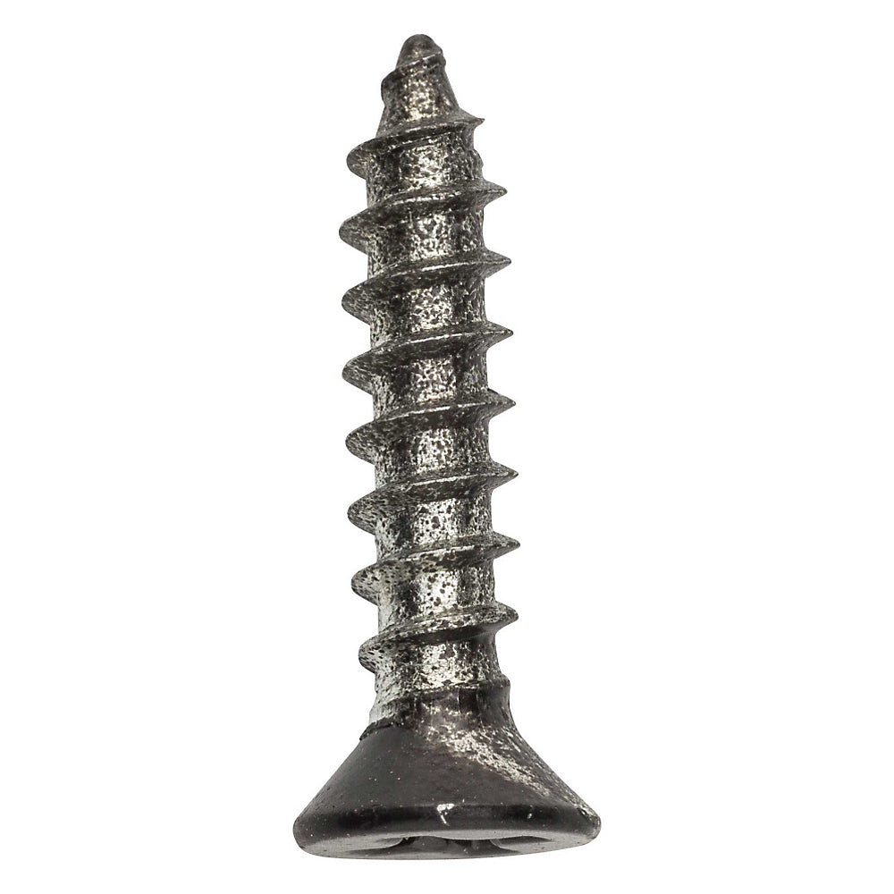 National Hardware® N179-159 Phillips Flat-Head Wood Screw, Black, #7 x 3/4"