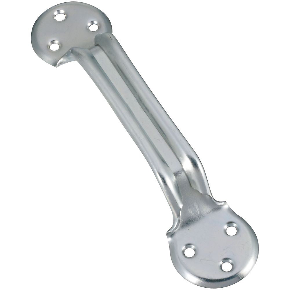 National Hardware® N100-420 Steel Door Pull with Screws, Zinc Plated, 10-3/4"