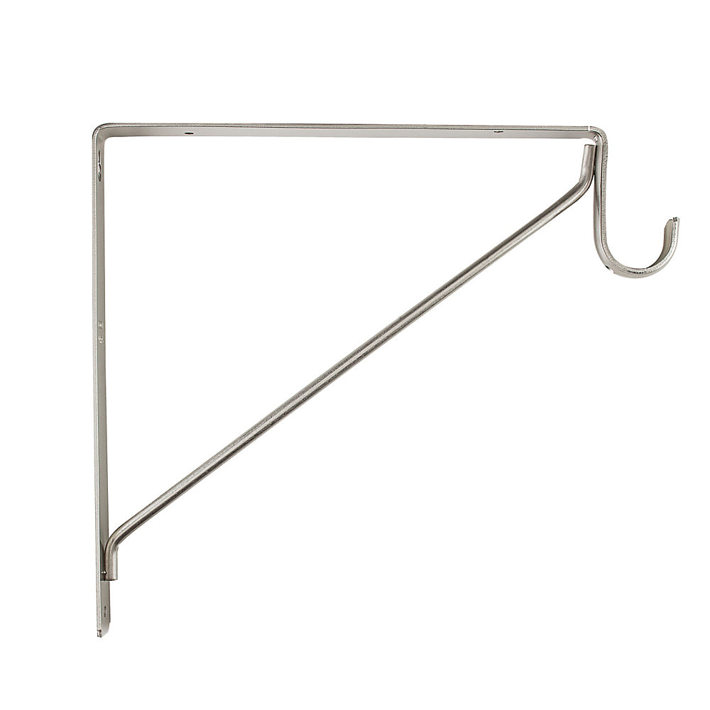 Stanley Hardware® S822-093 Steel Shelf/Rod Bracket, Satin Nickel