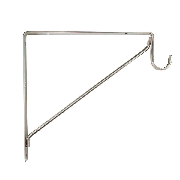 Stanley Hardware® S822-093 Steel Shelf/Rod Bracket, Satin Nickel