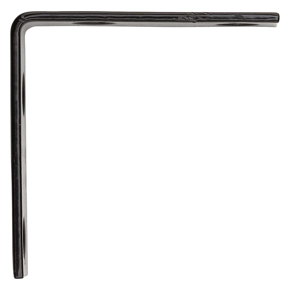 National Hardware® N266-481 Steel Corner Brace, Black, 2" x 5/8"