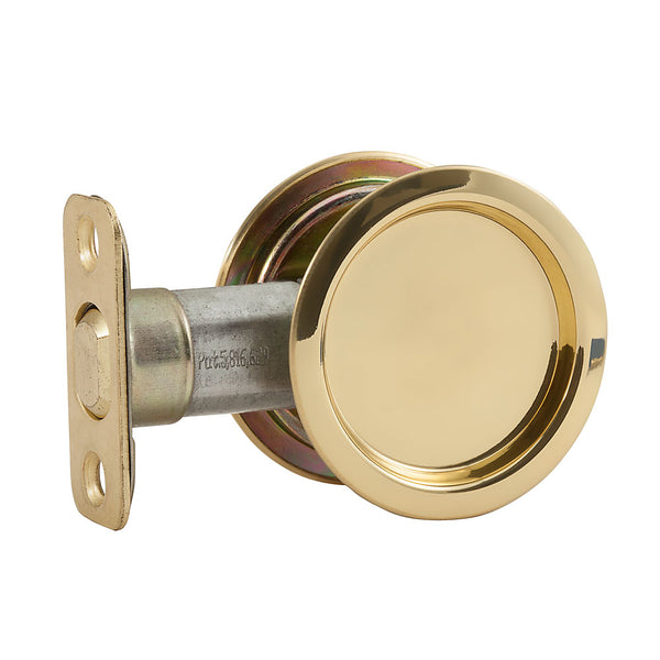 National Hardware® N350-330 Steel Pocket Door Pull, Brass