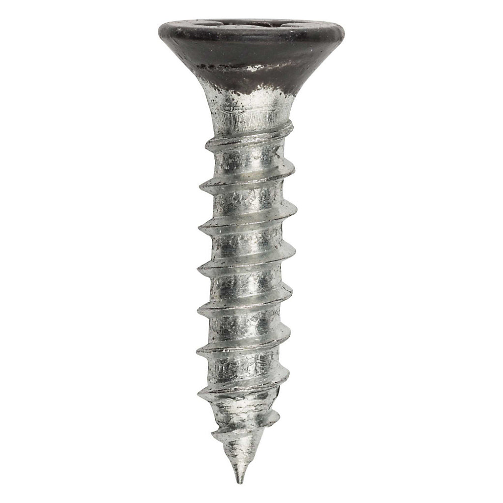 National Hardware® N179-160 Phillips Flat-Head Wood Screw, Black, #8 x 3/4"