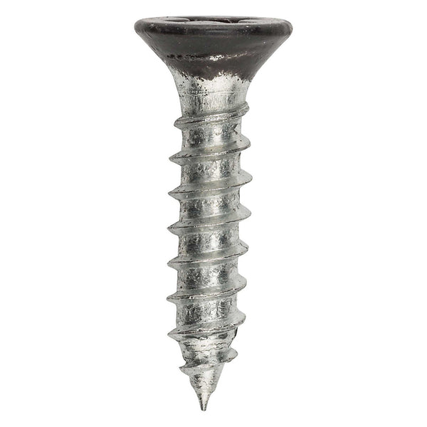 National Hardware® N179-160 Phillips Flat-Head Wood Screw, Black, #8 x 3/4"