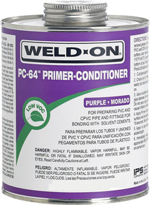 Weld-On® 10875 PC-64™ Primer-Conditioner, Purple, 1/4 Pt