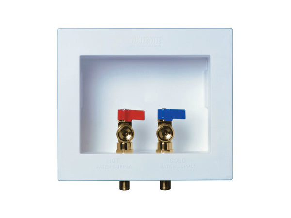 Water-Tite® 82054 DU-ALL™ Dual Drain Washing Machine Outlet Box w/Connection Valve