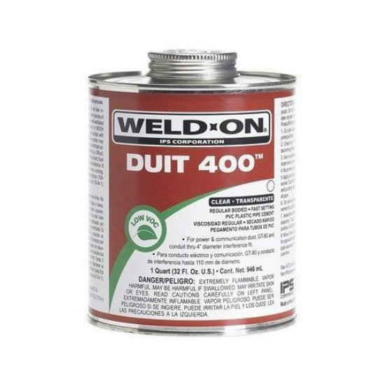 Weld-On® 11741 DUIT™ 400™ Electrical Cement, 1/2 Pt