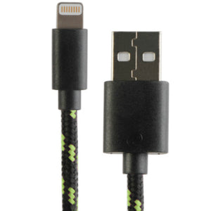 FuseBox™ 131-0223-FB2 Braided Lighting Charging Cord, Assorted Colors, 6'