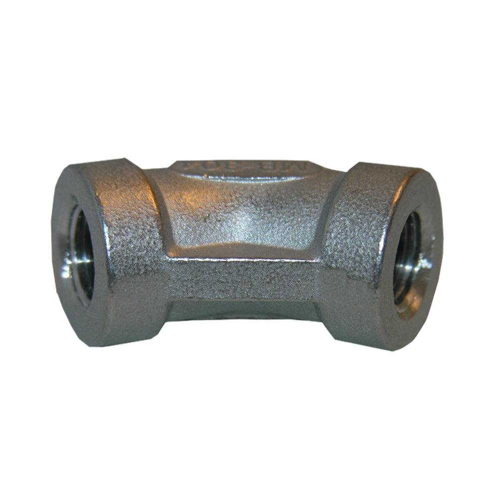 Lasco 32-2303 Type 304 Stainless-Steel 45-Degree Pipe Elbow, 1/4" FPT