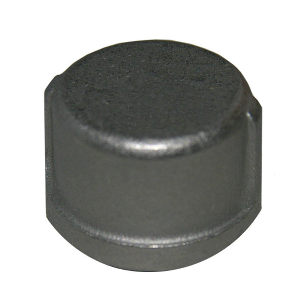 Lasco 32-2957 Type 304 Stainless-Steel Pipe Cap, 1/2" FPT