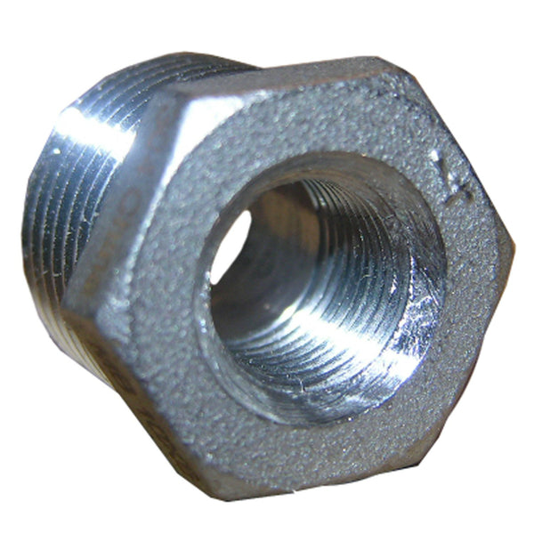 Lasco 32-2701 Type 304 Stainless-Steel Reducing Hex Bushing, 1/4" x 1/8"