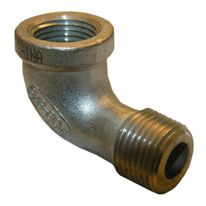 Lasco 32-2509 Type 304 Stainless-Steel 90-Degree Street Elbow, 3/4"