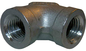 Lasco 32-2207 Type 304 Stainless-Steel 90-Degree Pipe Elbow, 1/2" FPT