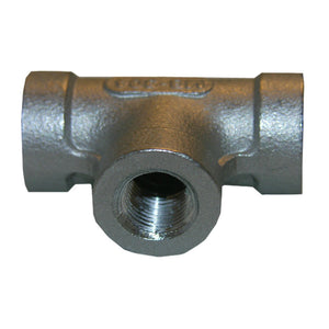 Lasco 32-2407 Type 304 Stainless-Steel Pipe Tee, 1/2" FIP