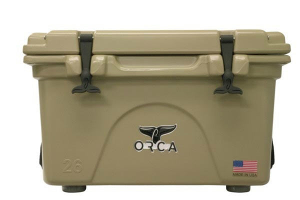 ORCA® ORCT026 Durable Roto-Molded Cooler, Tan, 26 Qt Capacity