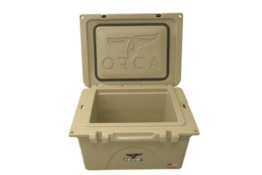 ORCA® ORCT026 Durable Roto-Molded Cooler, Tan, 26 Qt Capacity