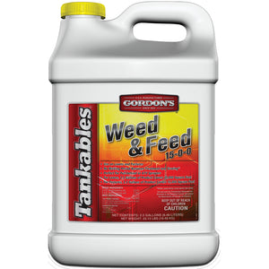 Gordon's® 7171120 Tankables® Weed & Feed Lawn Fertilizer, 15-0-0, 2.5 Gallon