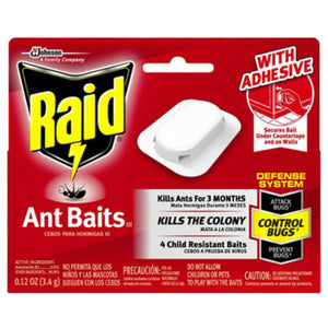 Raid® 76746 Ant Baits III with Adhesive Strips, 4-Pack