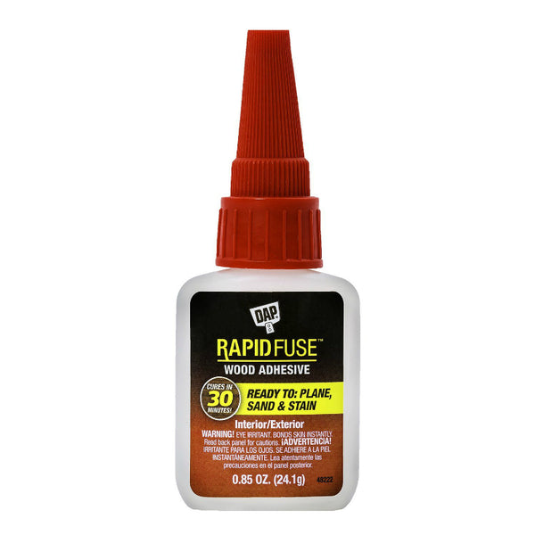 DAP 00156 RapidFuse Fast-Curing Wood Adhesive, 0.85 Oz