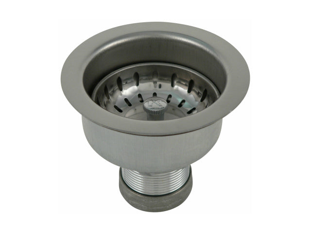 Plumb Pak® 1432SS Deep Cup Locking Shell Sink Strainer, Stainless Steel