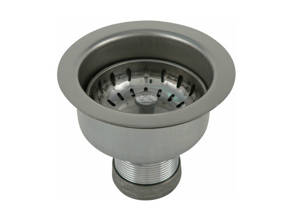 Plumb Pak® 1432SS Deep Cup Locking Shell Sink Strainer, Stainless Steel