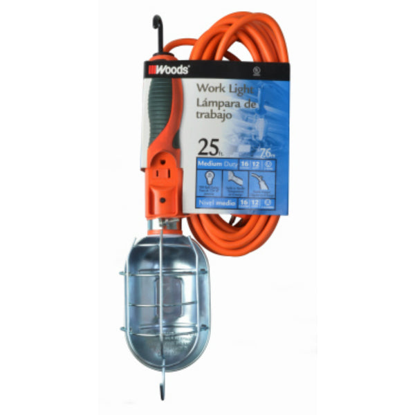 Woods® 0691 Trouble Light, Orange, 75 Watt
