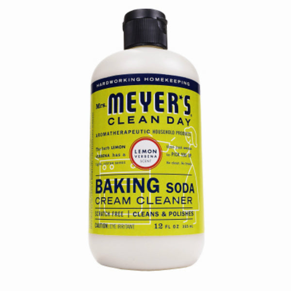 Mrs Meyers Clean Day 70191 Baking Soda Cream Cleaner, Lemon Verbena, 12 Oz