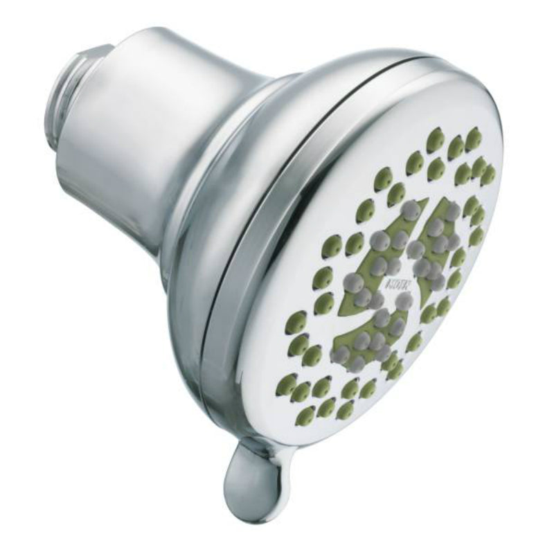 Moen 23333 3-Function Spray Head Eco-Performance Showerhead, Chrome, 4" Dia