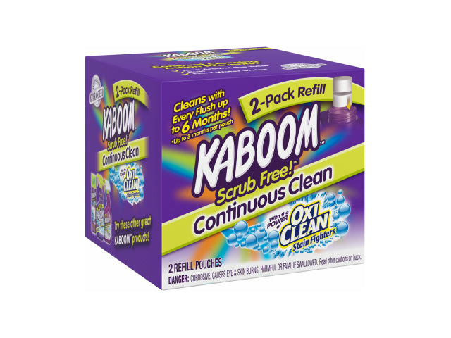 Kaboom™ 35261 Scrub Free!™ Toilet Cleaning System Refill, 2-Pack – Toolbox  Supply