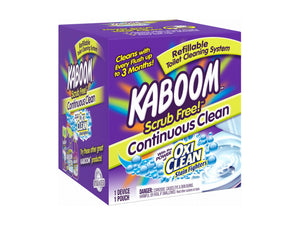 Kaboom 35113 Scrub Free! Toilet Cleaning System with Oxi Clean