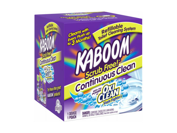 Kaboom 35113 Scrub Free! Toilet Cleaning System with Oxi Clean