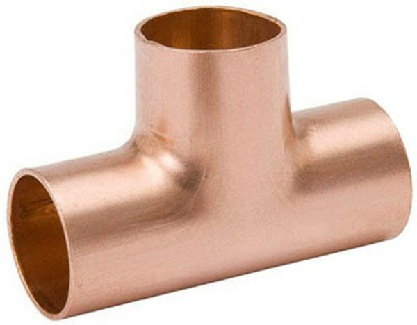 Streamline® W-64031 Wrot Copper Tee, C x C x C, 3/4"