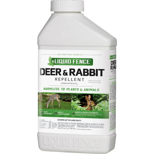 Liquid Fence® HG-71106 Deer & Rabbit Repellent Concentrate-2, 1 Qt