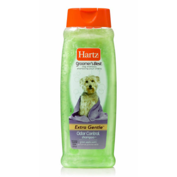 Hartz® 3270015409 Groomer's Best® Odor Control Dog Shampoo, Green Apple, 18 Oz
