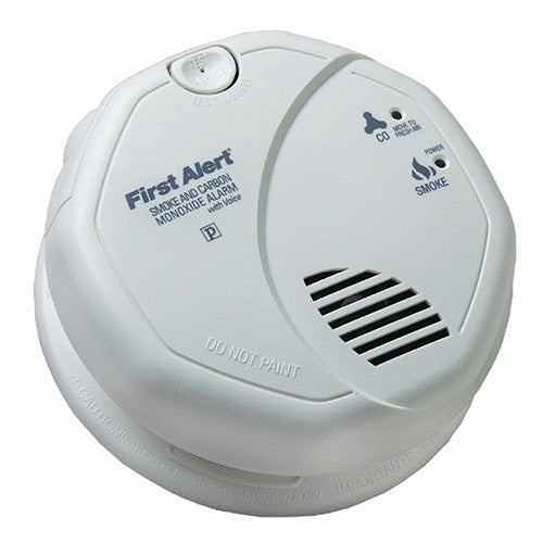 First Alert® SC7010BV Photoelectric Smoke & Carbon Monoxide Alarm, 120V AC/DC