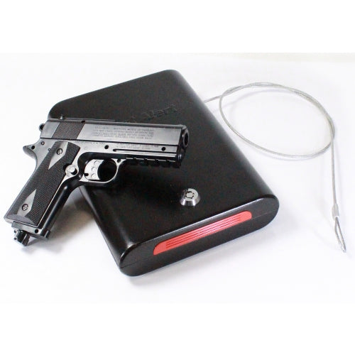 First Alert® 5100K Portable Handgun Security Safe with Key Lock