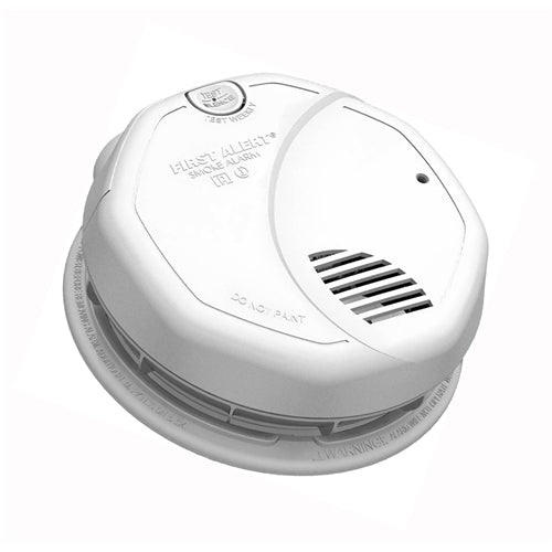 First Alert 3120B Smoke Alarm, Photoelectric Sensor, 85 dB, White