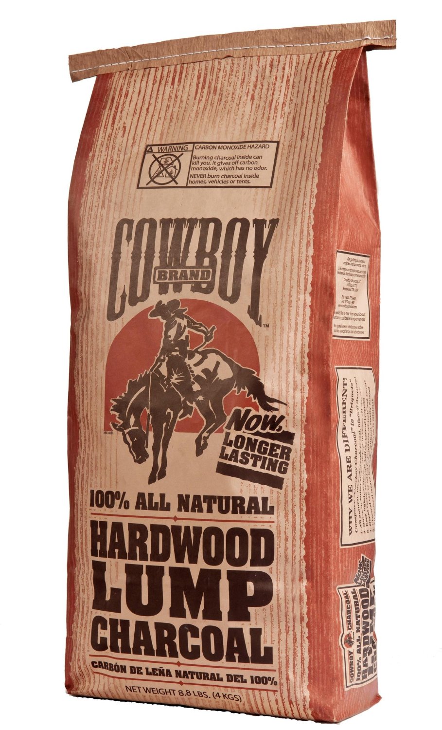 Cowboy® 26088 All-Natural Hardwood Lump Charcoal, 8.8 Lb