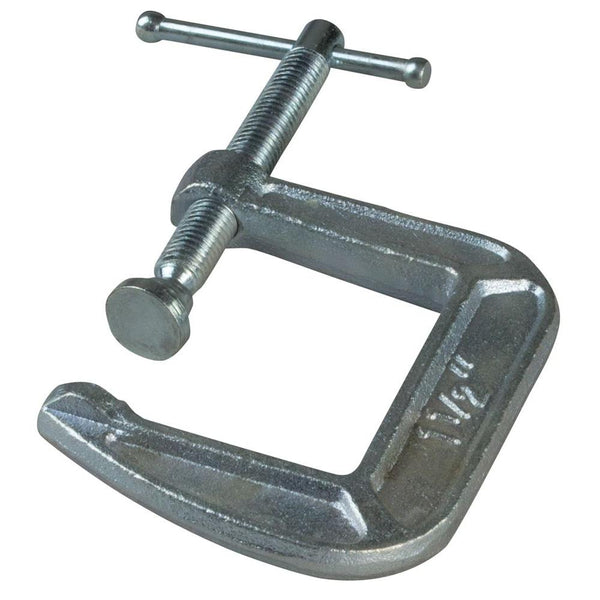 Bessey CM15 CM Series Light-Duty Drop Forged C-Clamp, 1-1/2" x 1-1/2"