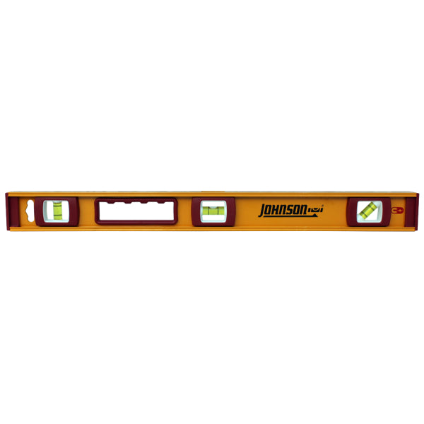 Johnson Level 1234-2400 Heavy-Duty Magnetic Aluminum I-Beam Level, 24"