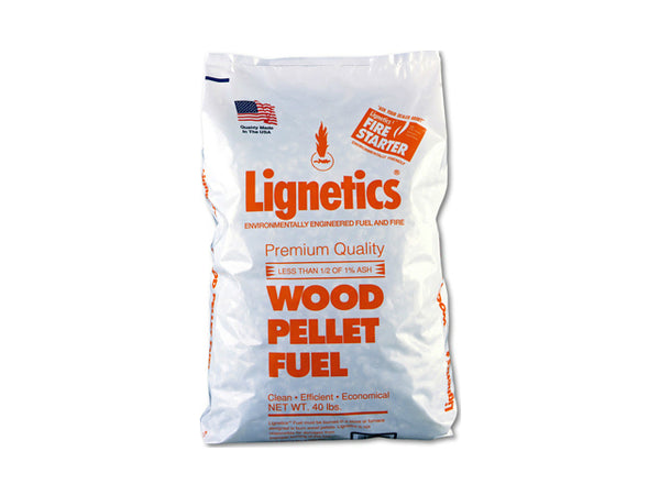 Lignetics® FG10PL-ID Premium Quality Wood Pellet Fuel, 40 Lbs