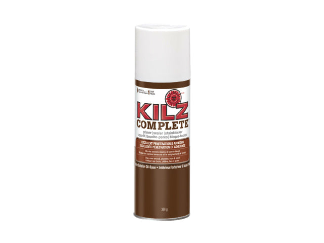 KilzComplete L101348 Interior/Exterior Primer, Aerosol, 13 Oz