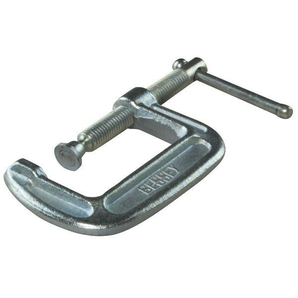 Bessey® CM20 CM Series Light-Duty Drop Forged C-Clamp, Galvanized, 2" x 1-1/2"