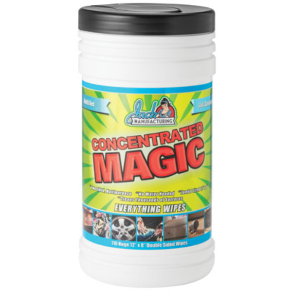 Concentrated Magic 800111 Hand & Surface Wipes, 8" x 12", 110-Count