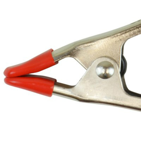 Bessey® XM-3 Steel Spring Clamp with Vinyl Handles & Tips, 1" x 1-1/4"