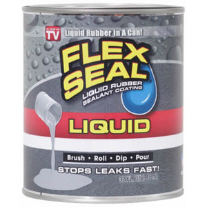 Flex Seal® LFSWHTR32 Liquid Rubber Sealant Coating, As Seen On TV, White, 32 Oz