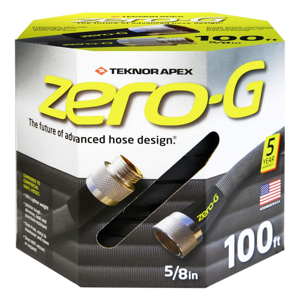 Zero-G 4001-100 Advanced Design Kink-Free Garden Hose, Gray, 100'